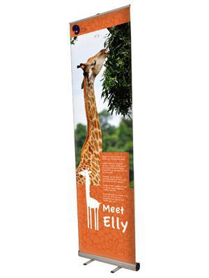 Roll up banner Giant Mosquito 3 m
