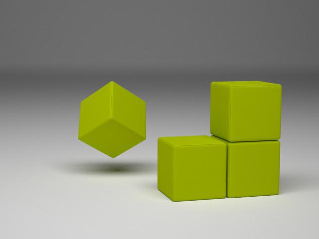 Prezentační stolička b05 Cube "Kostka" s tiskem