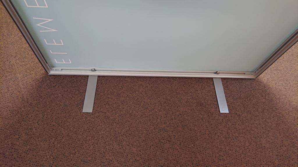 Ochranné dělicí steny s výplní Clear Wall - nohy