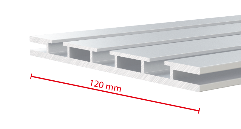 Reklamní stolek ONE je přenosný prezentační stolek s předním LED podsvíceným panelem a jednou policí