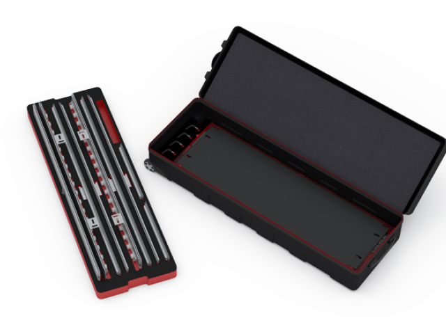 Reklamní stolek ONE je přenosný prezentační stolek s předním LED podsvíceným panelem a jednou policí