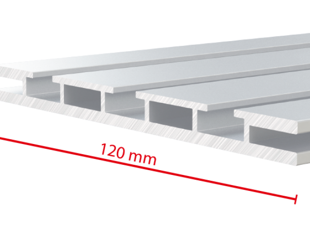 Reklamní stolek ONE je přenosný prezentační stolek s předním LED podsvíceným panelem a jednou policí