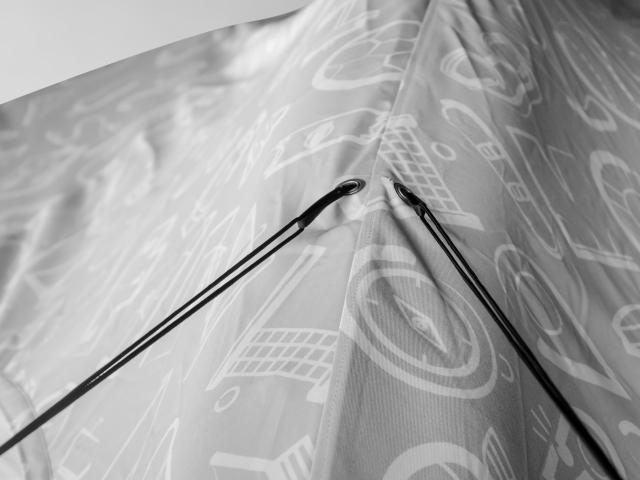 Nafukovací prezentační stan Air Tent Premium - Detail zipu
