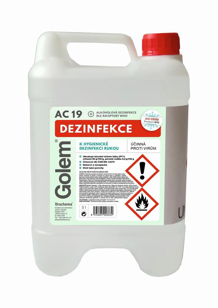 Dezinfekce Anti COVID 5l - Dezinfekce na ruce a povrchy