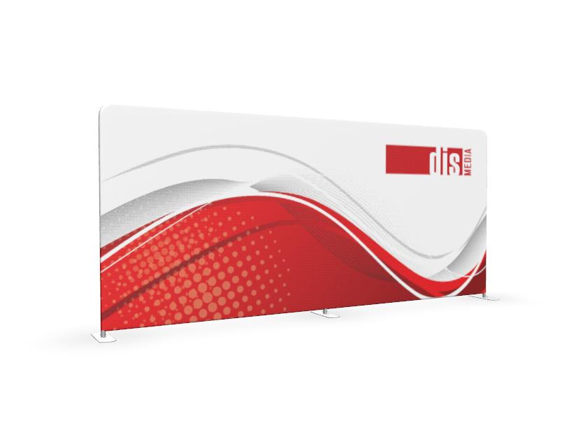 Prezentační rovná textilní fotostěna Vario V12 500 cm 