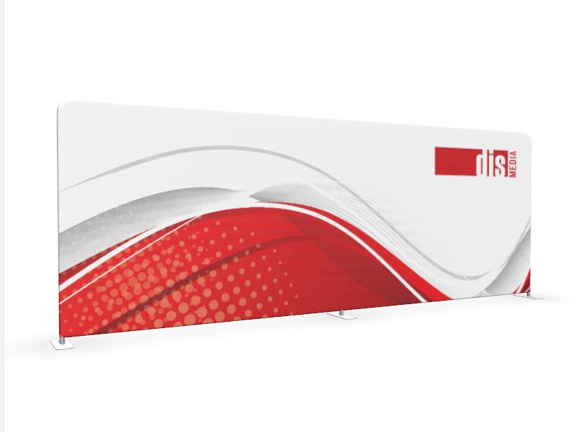 Prezentační rovná textilní fotostěna Vario V12 600 cm 