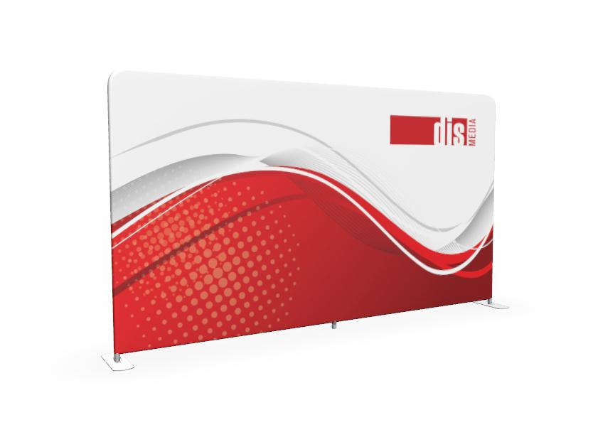 Prezentační rovná textilní fotostěna Vario V12 400 cm