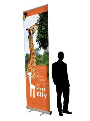 3 m vysoký ekonomický roll up banner Mosquito