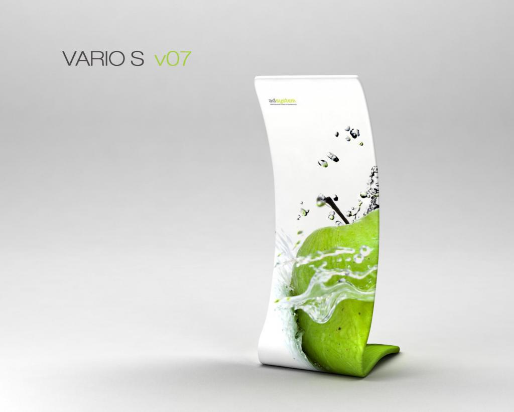 Textilní reklamní poutač VARIO S V07