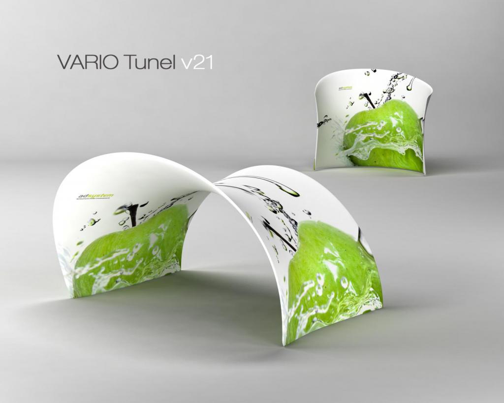 Textilní výstavní stánek VARIO Tunel V21