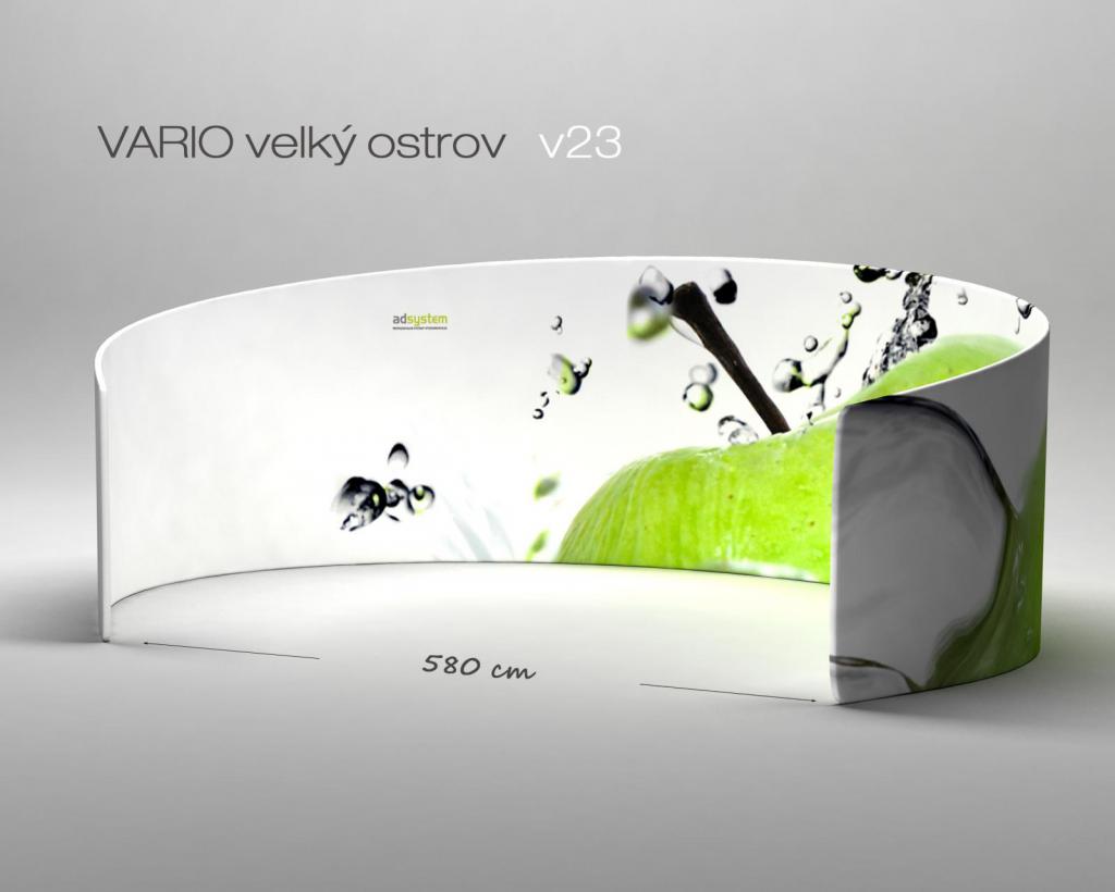 Textilní výstavní stánek VARIO Big Island V23