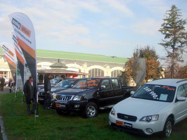 Vlajky Muší křídla - Auto Show Praha Holešovice 2010